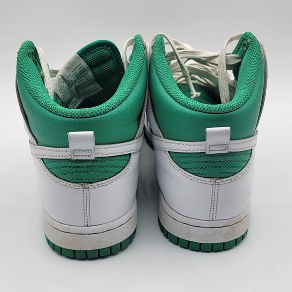 Nike Dunk High Retro  Stadium Green/White Men's Size 8.5 (W-10) - Picture 6 of 7